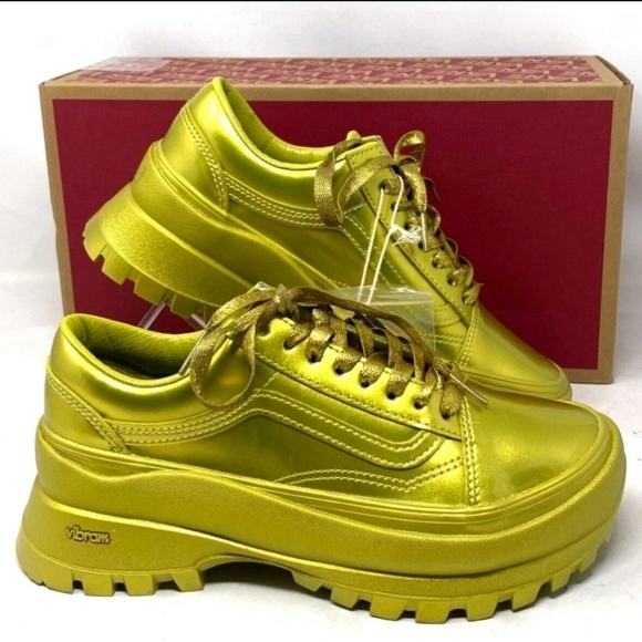 Vans Shoes - VANS Collina Strada Old Skool Vibram Low Shoe Women Synthetic Yellow 082025